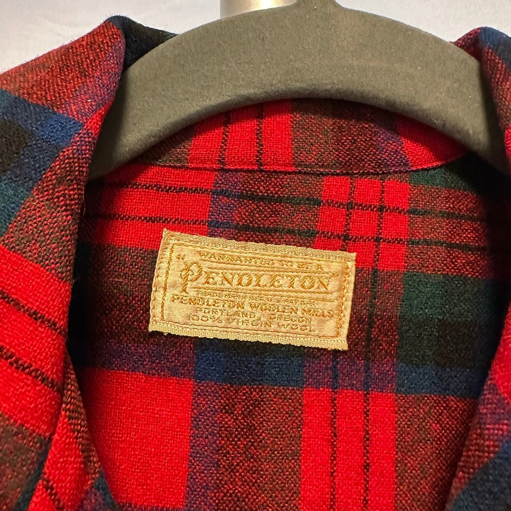 Vintage Pendleton Women's 49er Wool Plaid Blazer Jacket - Picture 3 of 7